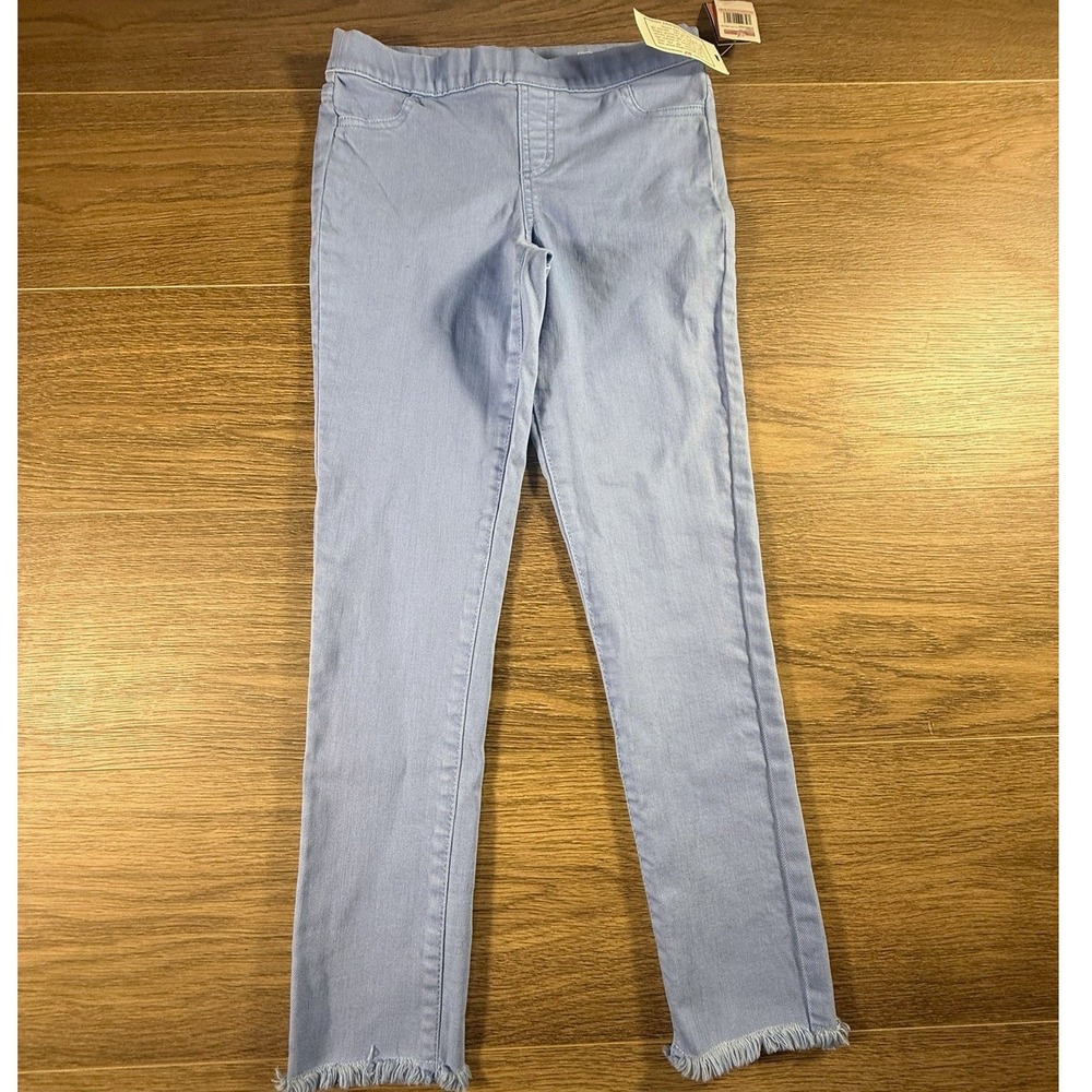 Vineyard Vines Girls Pull on Periwinkle Skinny Jeans Adjustable Preppy 10 NEW